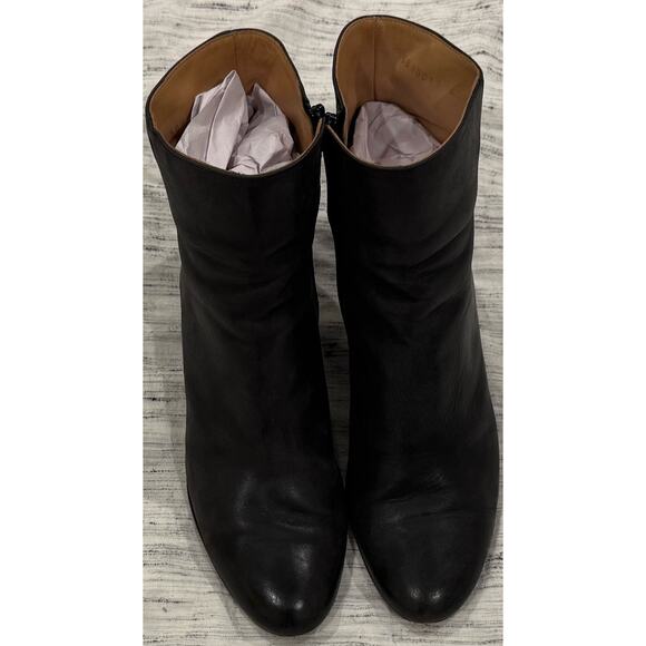 Maison Martin Margiela Line 22 Black Leather Ankle Boots Made in Italy Size 40.5 - Picture 5 of 10